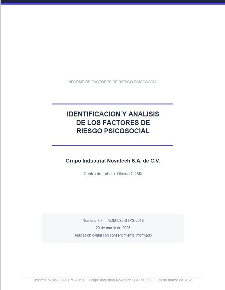 Reporte PDF NOM-035
